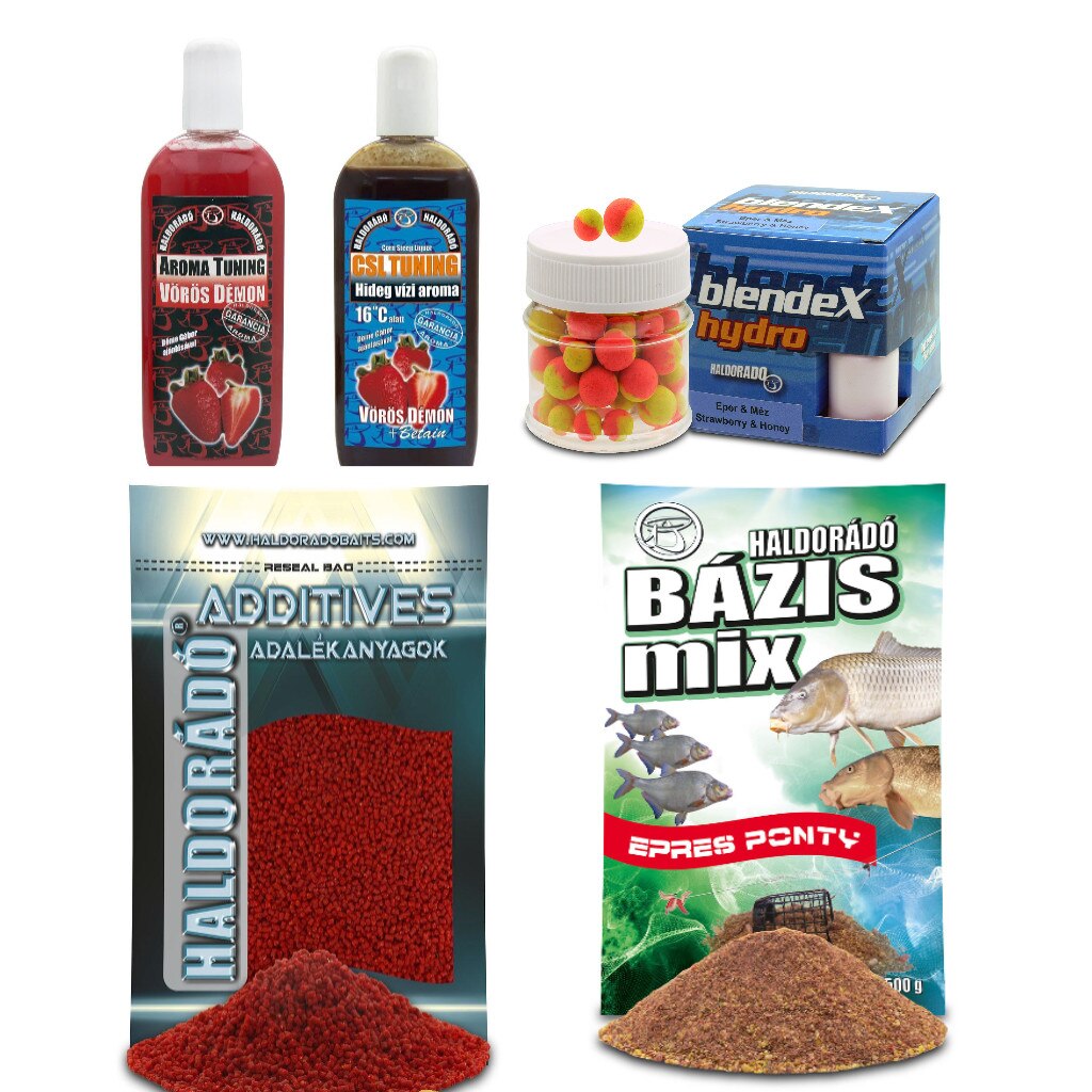 Pachet Haldorado, Feeder Crap varianta 2 - Aroma de Capsuna