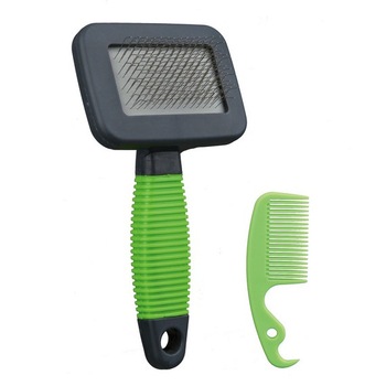 Set Trixie perie moale si curatitor perie pentru rozatoare 7 × 13 cm 6288 Set Trixie perie moale si curatitor perie pentru rozatoare 7 × 13 cm 6288