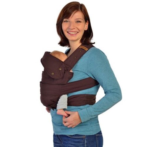 Sistem Ergonomic Marsupi Plus sistem de purtare de la 3 la 15 KG, Maro, marimea XL