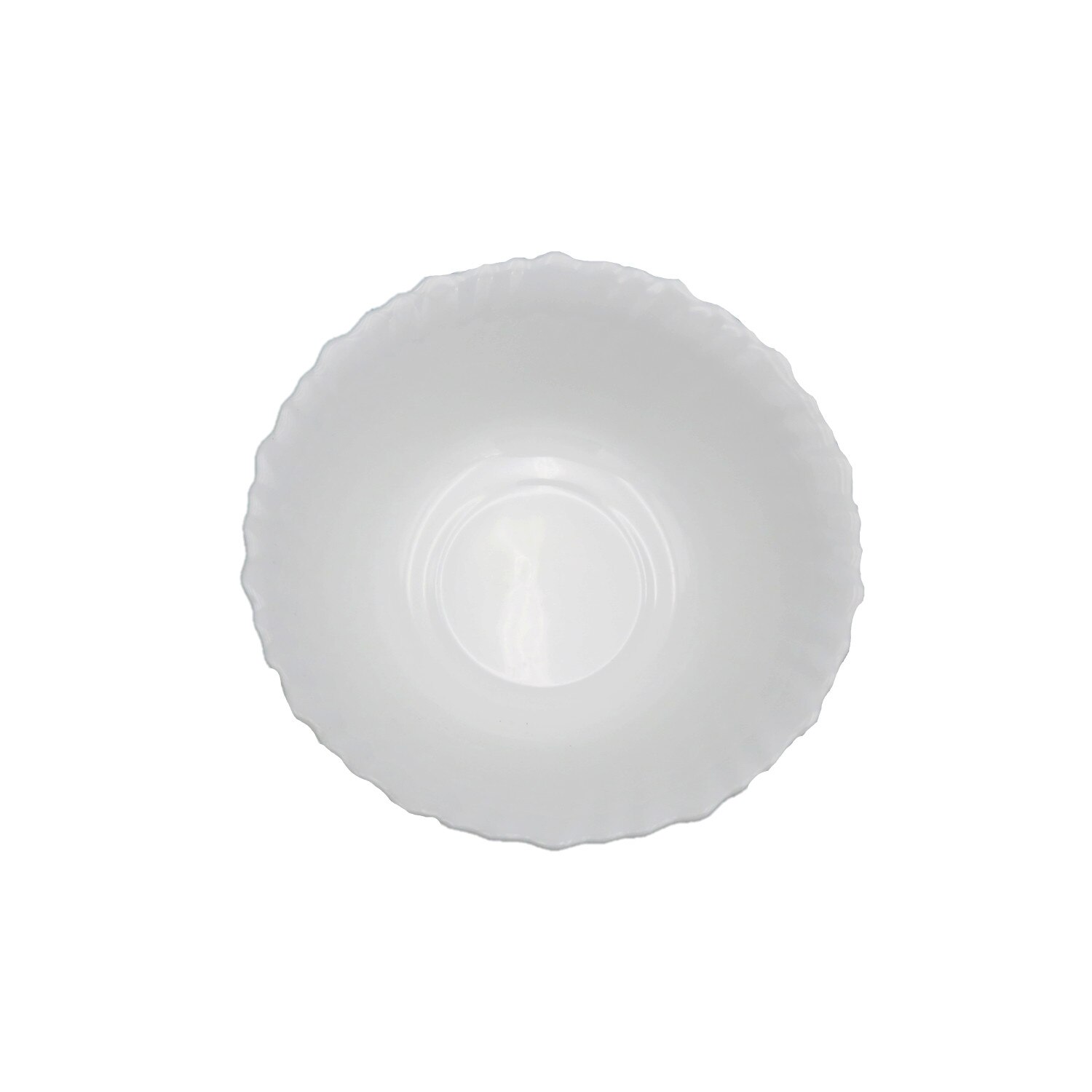 Set 6 boluri, opal, alb,18 cm