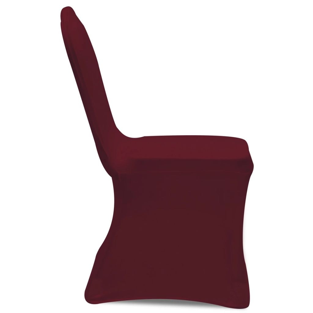 Set de 50 huse pentru scaun, vidaXL, Tesatura, Rosu