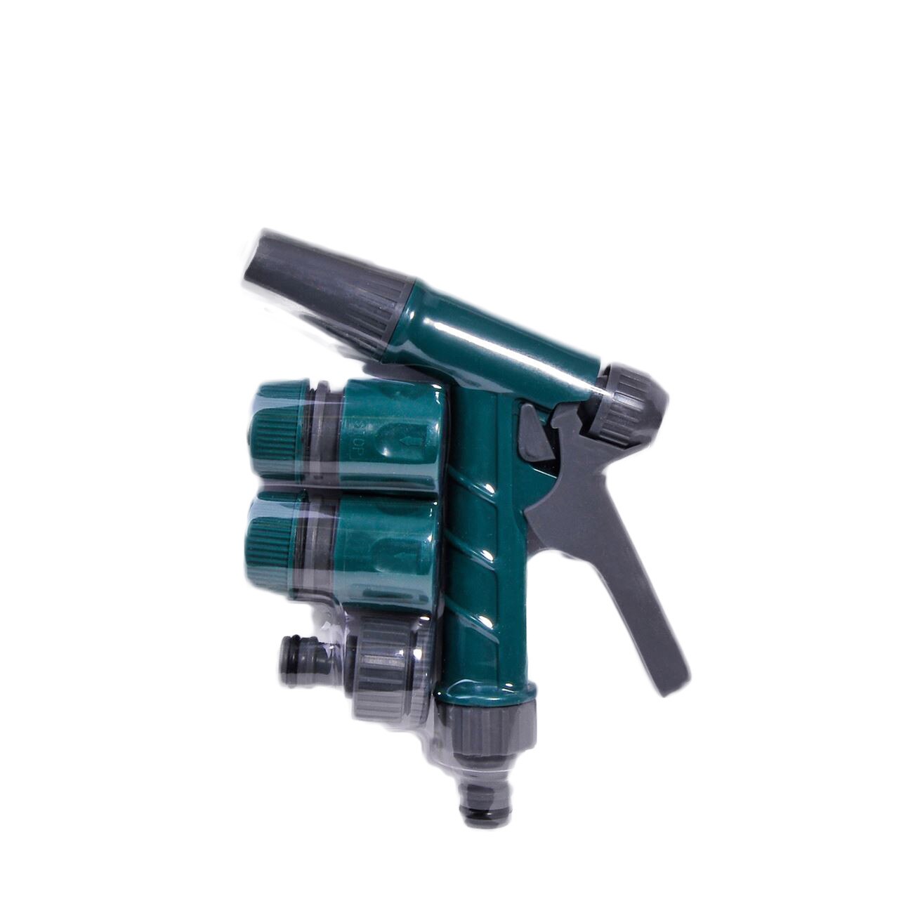 Pistol irigare, Zola, 2 optiuni + 3 accesorii, verde