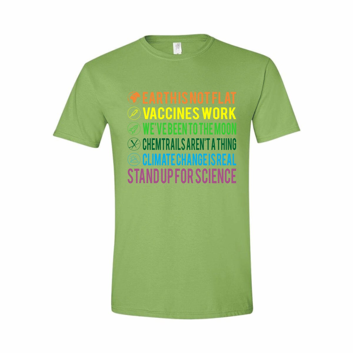 Tricou Personalizat pentru Barbati Verde Kiwi, Marimea L - 