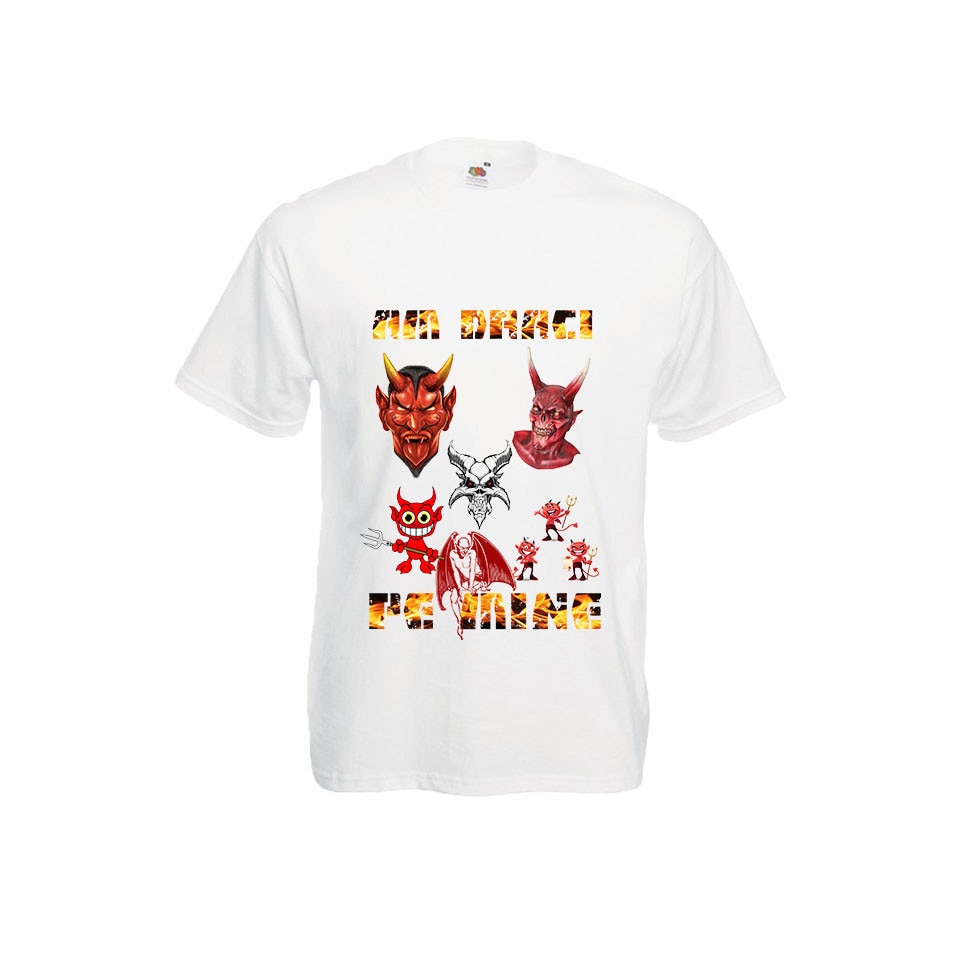 Tricou personalizat Fruit of the loom Am draci pe mine M