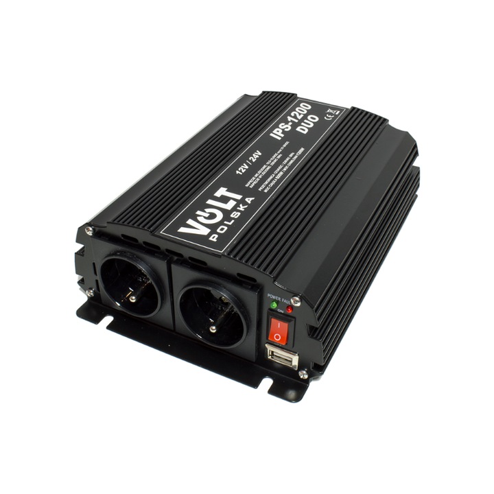 Инвертор IPS-600 DUO VOLT, 600/1200W, 12/24/230 V