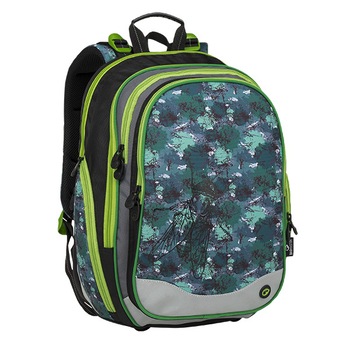Rucsac Fete/Baieti, Bagmaster, ELEMENT 9 B, Negru/Verde/Gri, 4 Compartimente, 42 x 29 x 23 cm Rucsac Fete/Baieti, Bagmaster, ELEMENT 9 B, Negru/Verde/Gri, 4 Compartimente, 42 x 29 x 23 cm