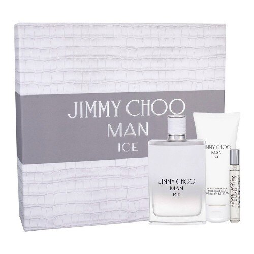 Set Jimmy Choo, Man Ice, Barbati: Apa de Toaleta, 100 ml + After shave balsam , 100 ml + Apa de Toaleta, 7.5 ml