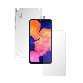 Folie Full Body Invisible Skinz HD pentru Samsung Galaxy A10 - Folie Protectie Siliconica Ultra-Clear cu taiere 360 Cut pentru Ecran, Carcasa Spate si Laterale, Skin Adeziv Transparent, Edge to Edge Cover Folie Full Body Invisible Skinz HD pentru Samsung Galaxy A10 - Folie Protectie Siliconica Ultra-Clear cu taiere 360 Cut pentru Ecran, Carcasa Spate si Laterale, Skin Adeziv Transparent, Edge to Edge Cover