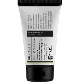 Masca pentru par cu spirulina Hair 150ml Bioearth Masca pentru par cu spirulina Hair 150ml Bioearth