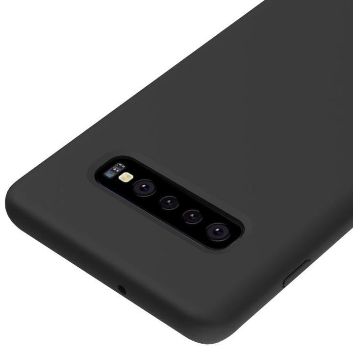 Husa compatibila Samsung Galaxy S10 Plus (S10+) Silicone Case TPU Neagra