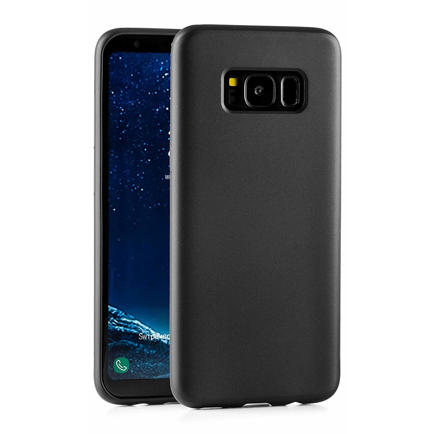 Husa Samsung Galaxy S8 Silicon Matte Soft Ultra Thin - negru