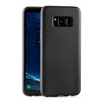 Husa Samsung Galaxy S8 Silicon Matte Soft Ultra Thin - negru Husa Samsung Galaxy S8 Silicon Matte Soft Ultra Thin - negru