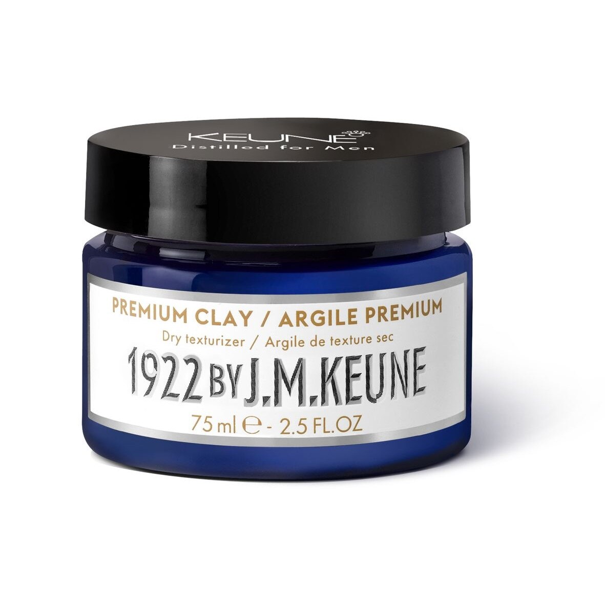 Pomada barbati cu textura de argila Keune 1922 Premium Clay, 75 ml