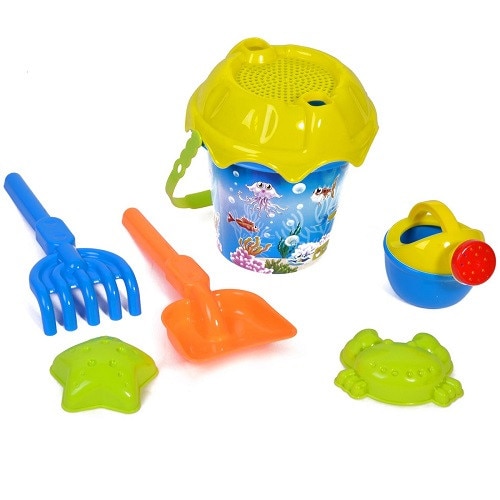 Set nisip, galatusa + accesorii 6 piese