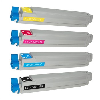 Set 4 Cartuse C910 BK/C/M/Y 60000 Pag compatibil Oki C 910 Serie A3 -15K Set 4 Cartuse C910 BK/C/M/Y 60000 Pag compatibil Oki C 910 Serie A3 -15K