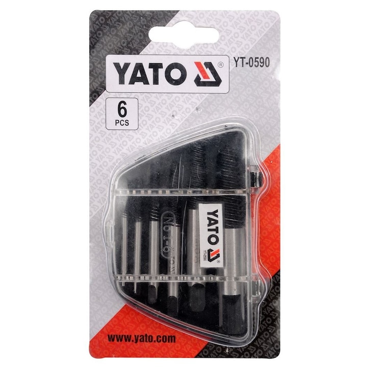 Yato törtcsavar kiszedö 6 részes