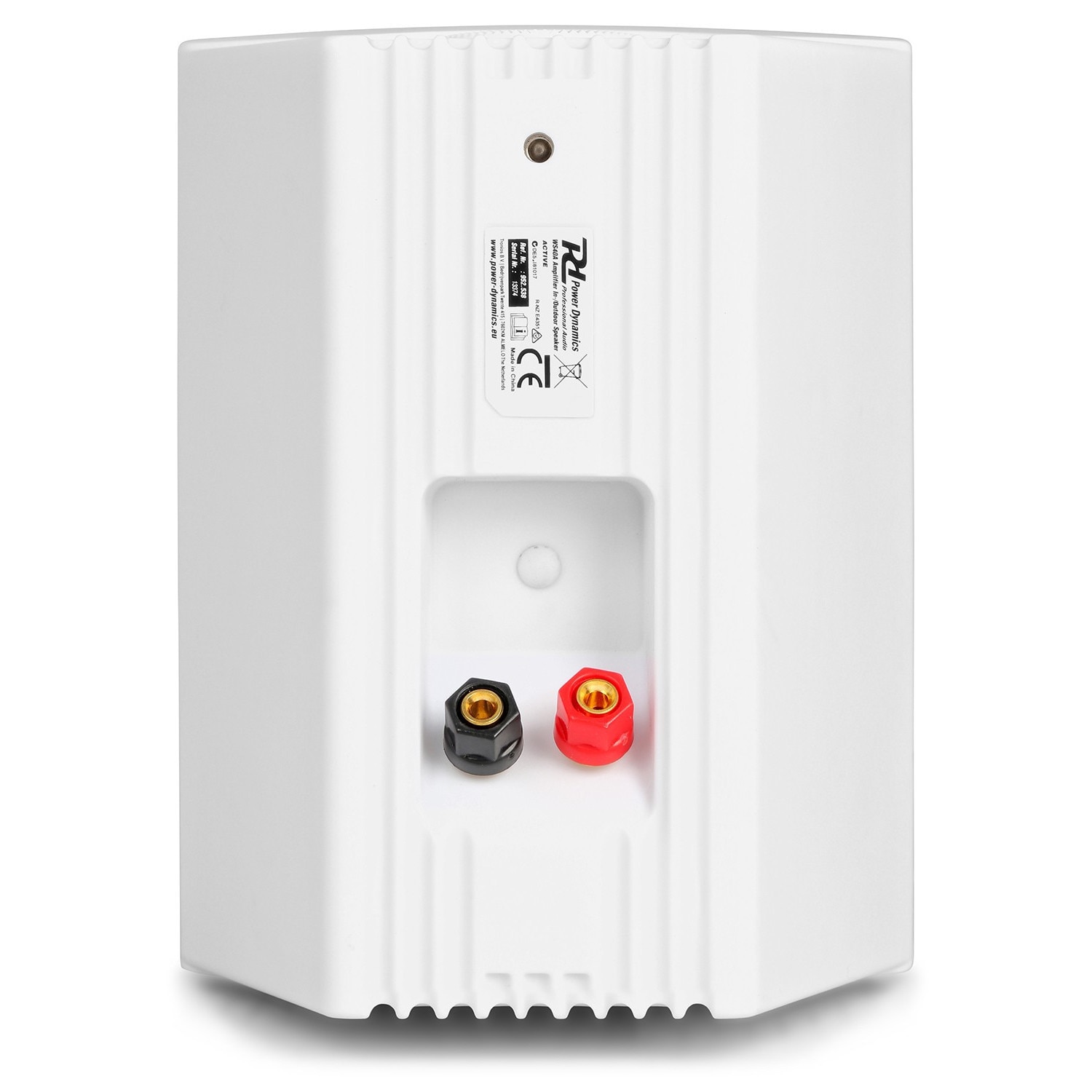 Set de 2 boxe amplificate pe 2 cai, Bluetooth/Wi-Fi, 5.25", 60W RMS, alb, Power Dynamics WS50A