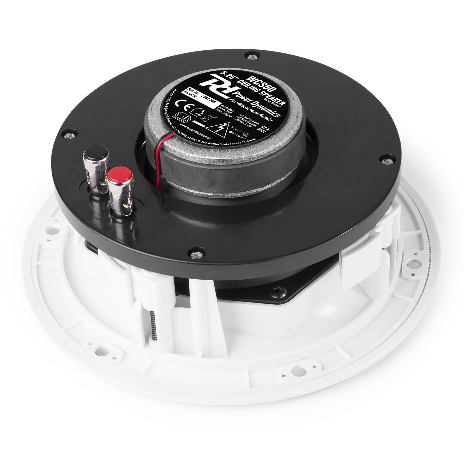 Set de difuzoare de tavan, 5.25", 50W RMS, WiFi/Bluetooth, Power Dynamics WCS50