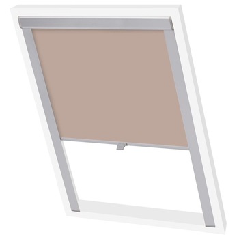 Jaluzea opaca retractabila; vidaXL, Tesatura, S08/608, 114 x 140 cm, Bej Jaluzea opaca retractabila; vidaXL, Tesatura, S08/608, 114 x 140 cm, Bej