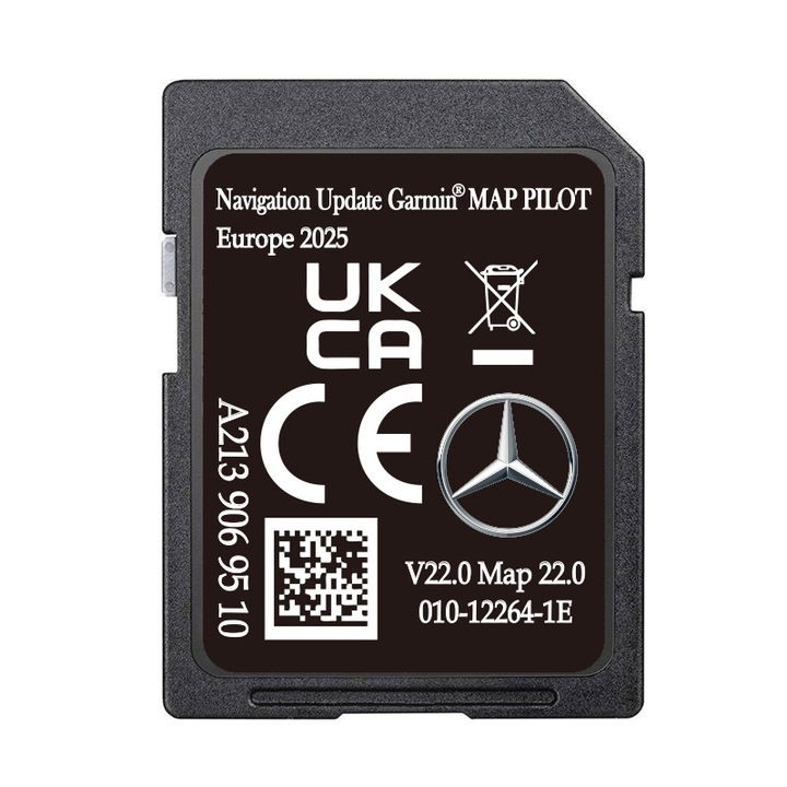 Card SD harti navigatie 2025/2026 pentru Mercedes, Garmin Compatibil clasele A B C CLA CLS GLA GLC E GLS M GLE V22