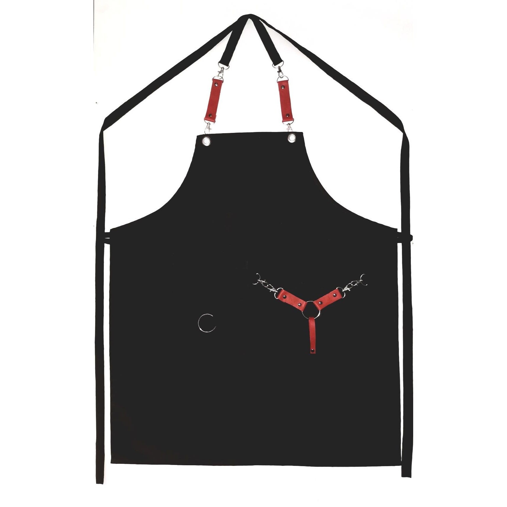 Sort barman cu piele naturala, Lca imbracaminte, rosie