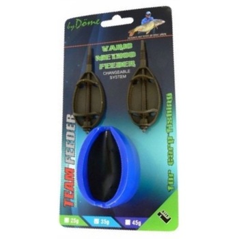 Plumbi,By Dome TEAM FEEDER Set Momitor Method Feeder Vario L 25 g Plumbi,By Dome TEAM FEEDER Set Momitor Method Feeder Vario L 25 g