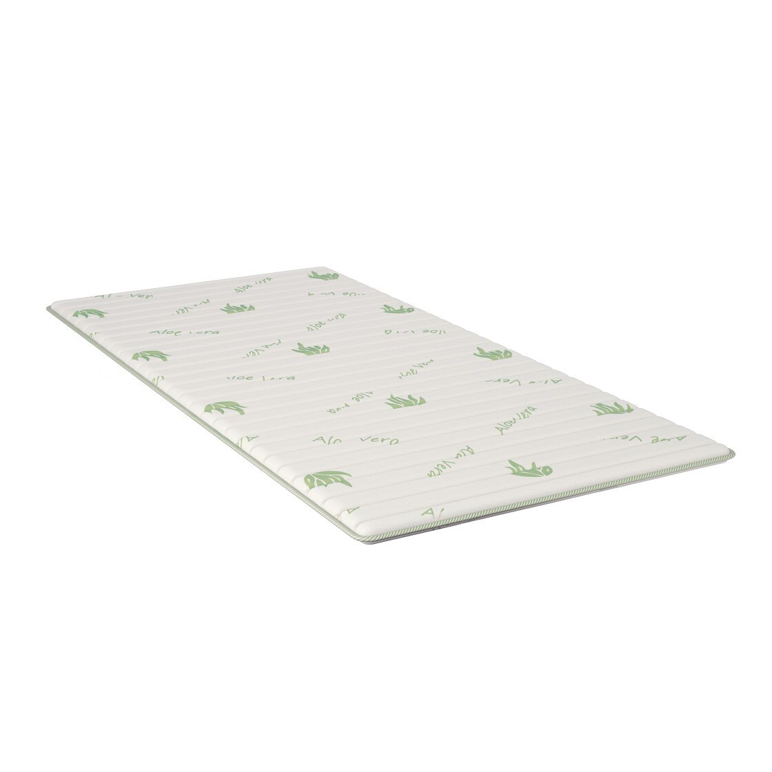 Smart Topper iSLeep 'Aloe' 180x200x3 cm, 100% Memory Foam HD®, husa tratament antiacarian & antibacterian Aloe Vera