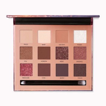 Paleta de farduri Focallure Sunset de lux cu 12 culori, mate si metalice Paleta de farduri Focallure Sunset de lux cu 12 culori, mate si metalice