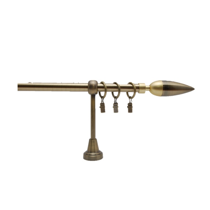 Galerie simpla Linea 16mm, lungime 140 cm, aur antic