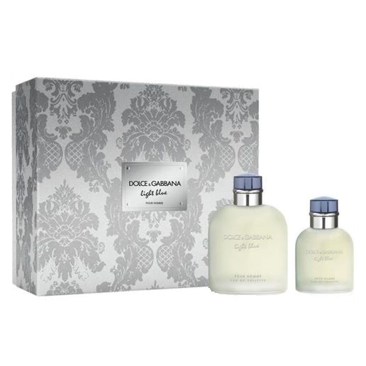 Set Dolce & Gabbana Light Blue Homme, Apa de toaleta 125 ml + Apa de toaleta 40 ml