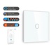 Intrerupator Smart simplu cu NUL optional WiFi&BLE compatibil cu Alexa, Google Home, Smart Thing Alb