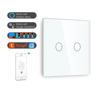 Intrerupator Smart dublu cap scara/cruce WiFi compatibil cu Amazon Alexa, Google Home, IFTTT Intrerupator Smart dublu cap scara/cruce WiFi compatibil cu Amazon Alexa, Google Home, IFTTT