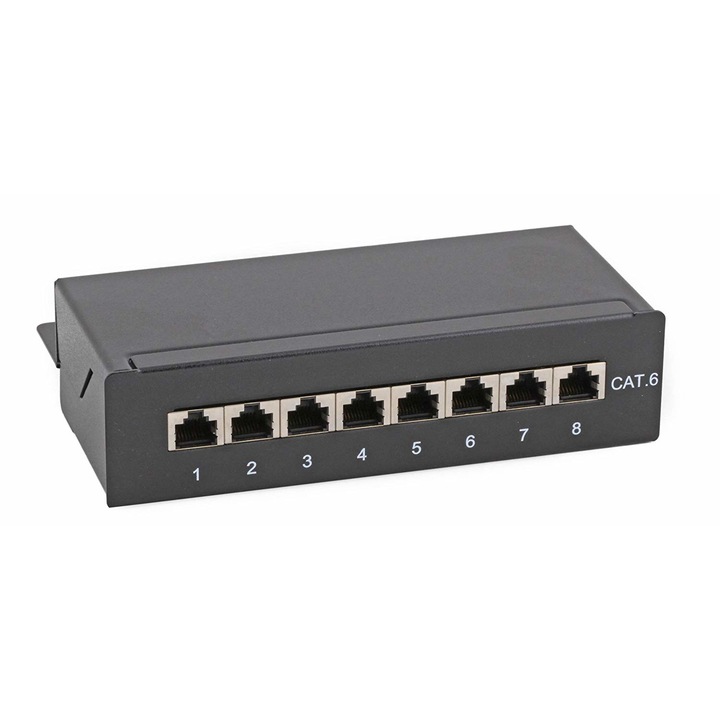 DIGITUS пач панел 1HE 8 портов Cat6 ClassE за екран