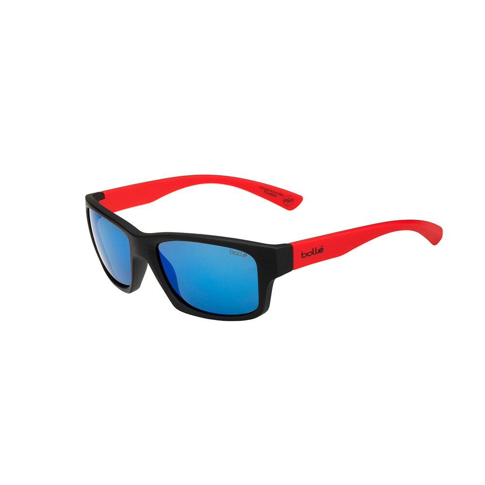 Ochelari Outdoor Bolle Holman Floatable polarizati, Negru mat/Rosu