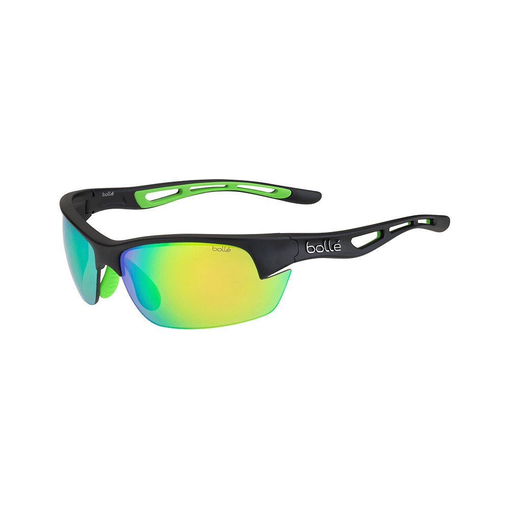 Ochelari Outdoor Bolle Bolt S, Negru mat/Verde