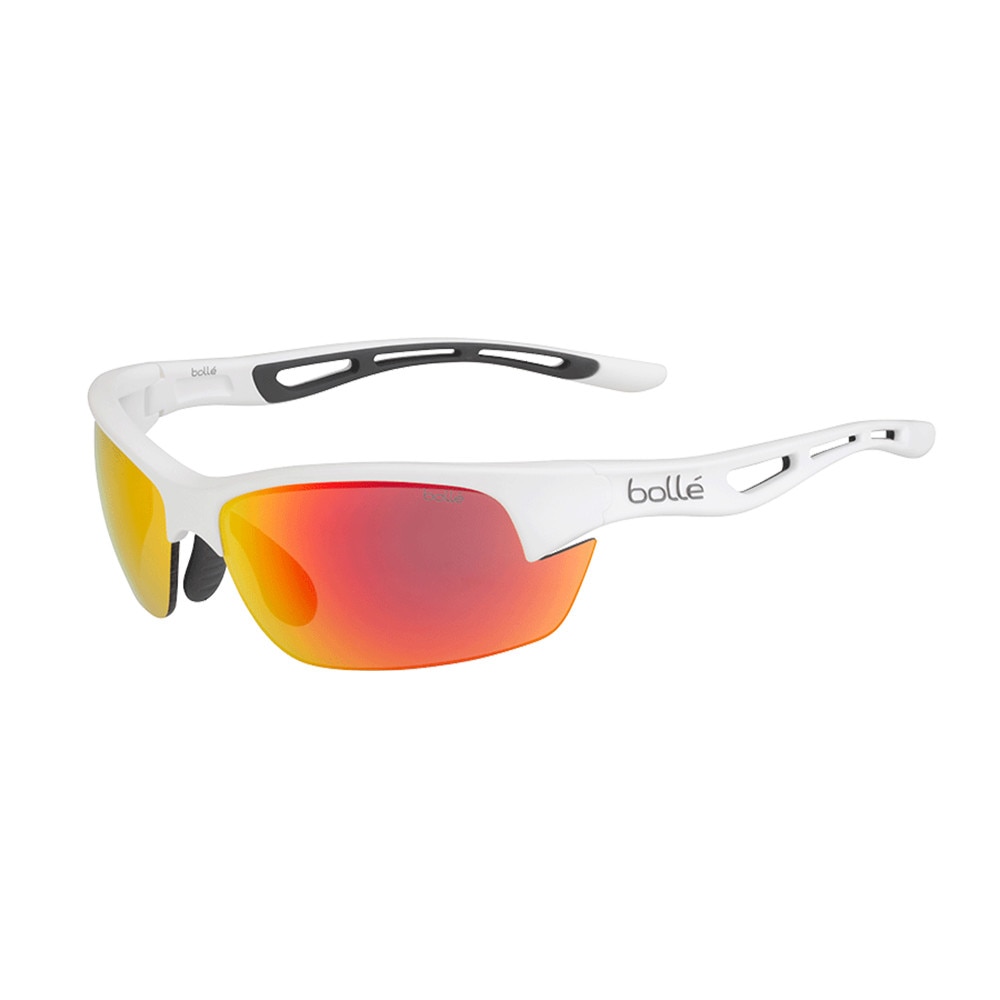 Ochelari Outdoor Bolle Bolt S, Alb mat/ Maro Fire