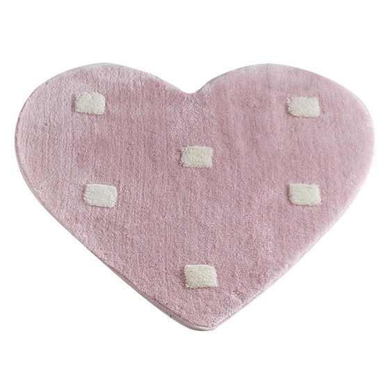 Covoras de Baie, PONI Roz, Rotund 90 cm, Material 100 % Acril