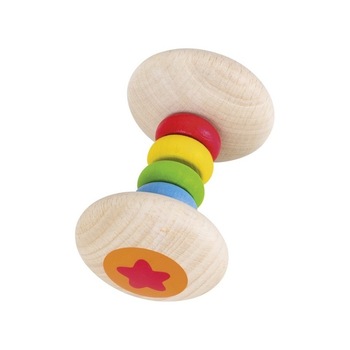 Zornaitoare cu 4 inele colorate, HEIMESS, 0 luni+ Zornaitoare cu 4 inele colorate, HEIMESS, 0 luni+