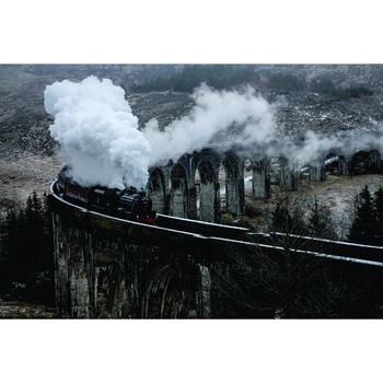 Fototapet Tren pe pod, 180 x 120 cm Fototapet Tren pe pod, 180 x 120 cm