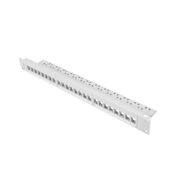 Modul pentru panou de conexiuni , Lanberg , 24 Porturi 1U , 19'' , gri