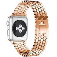curea iuni compatibila cu apple watch 123456 44mm jewelry otel inoxidabil rose gold imagen 45_0_
0