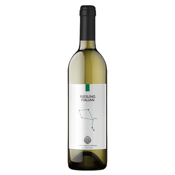 Vin Alb Riesling Italian, Sec, Zodiac 750 ml