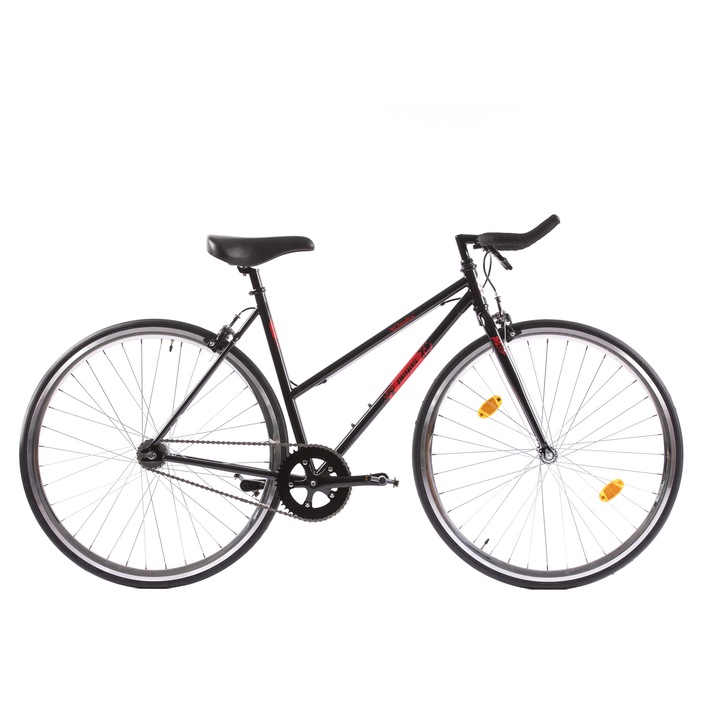 Велосипед Pegas Clasic 2S, Bullhorn Lady, 50 см, Черен