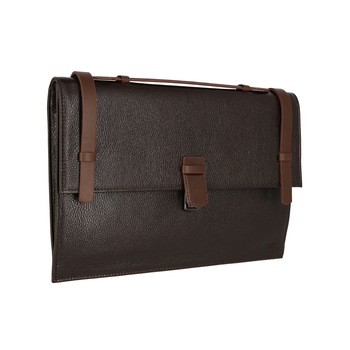Mapa din piele maro, model cu capac si maner 1098, MAGAZINULDEGENTI Mapa din piele maro, model cu capac si maner 1098, MAGAZINULDEGENTI