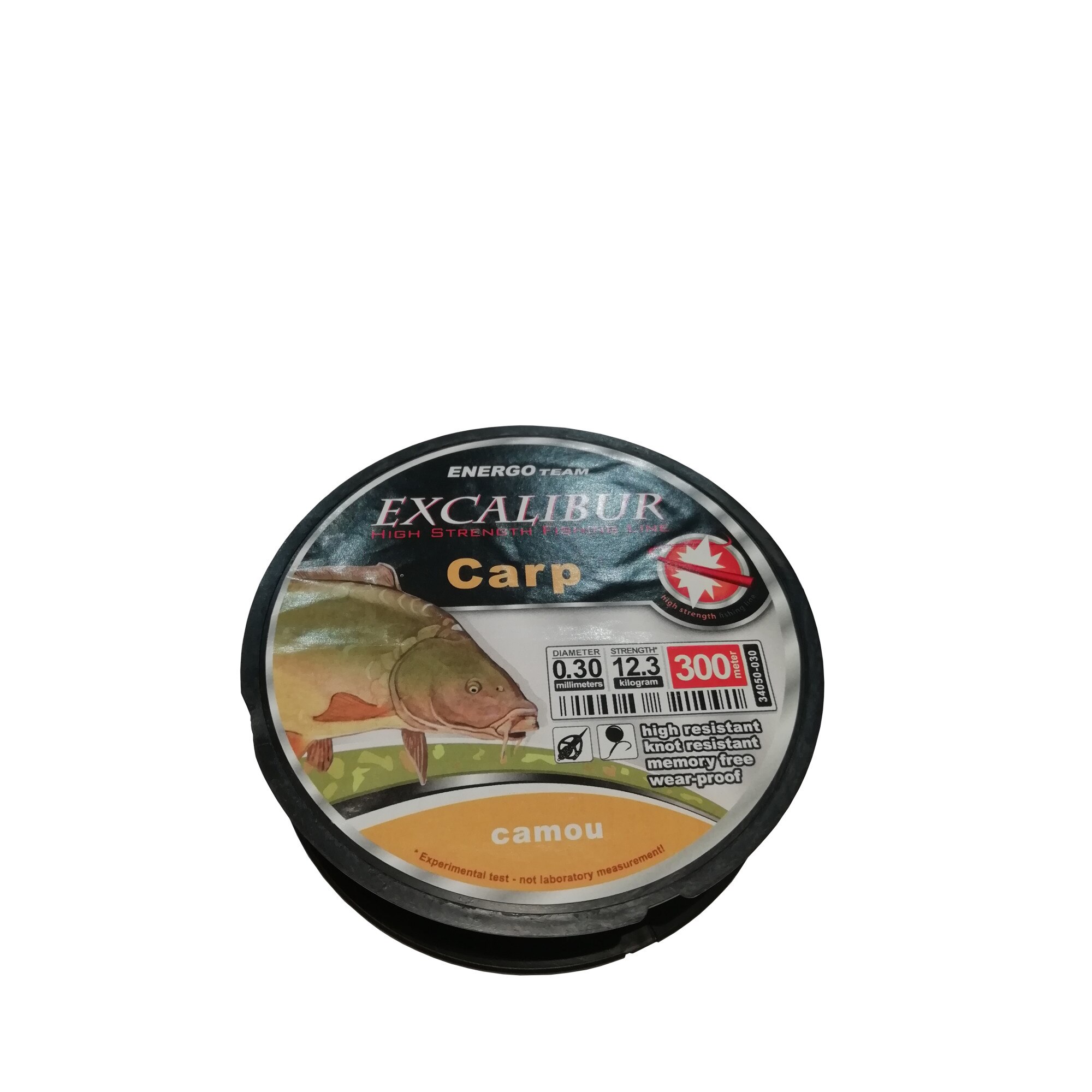 Fir monofilament Excalibur Carp, Energo Team, Camou 300m, diametru 0,25mm