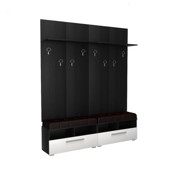 Cuier Giulia cu Agatator + Comoda - Pal 16 mm FERARA Cant ABS 0.4 Cuier Giulia cu Agatator + Comoda - Pal 16 mm FERARA Cant ABS 0.4