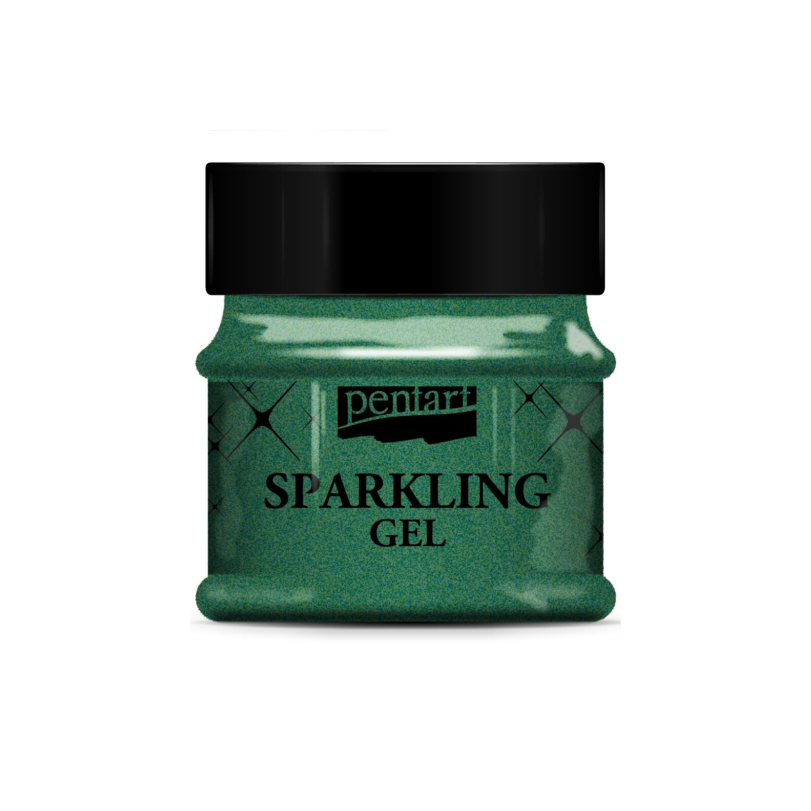 Gel lucios Pentart - auriu verzui, 50 ml