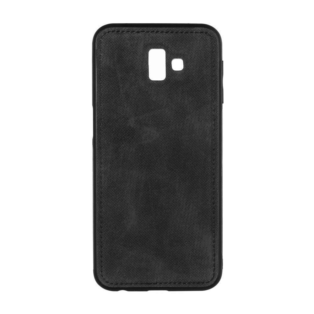 Husa Jeans pentru Samsung Galaxy J6 Plus (2018), Negru
