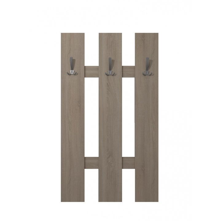 Trio Maxdeco sonoma fogas hármas aluminium akasztóval