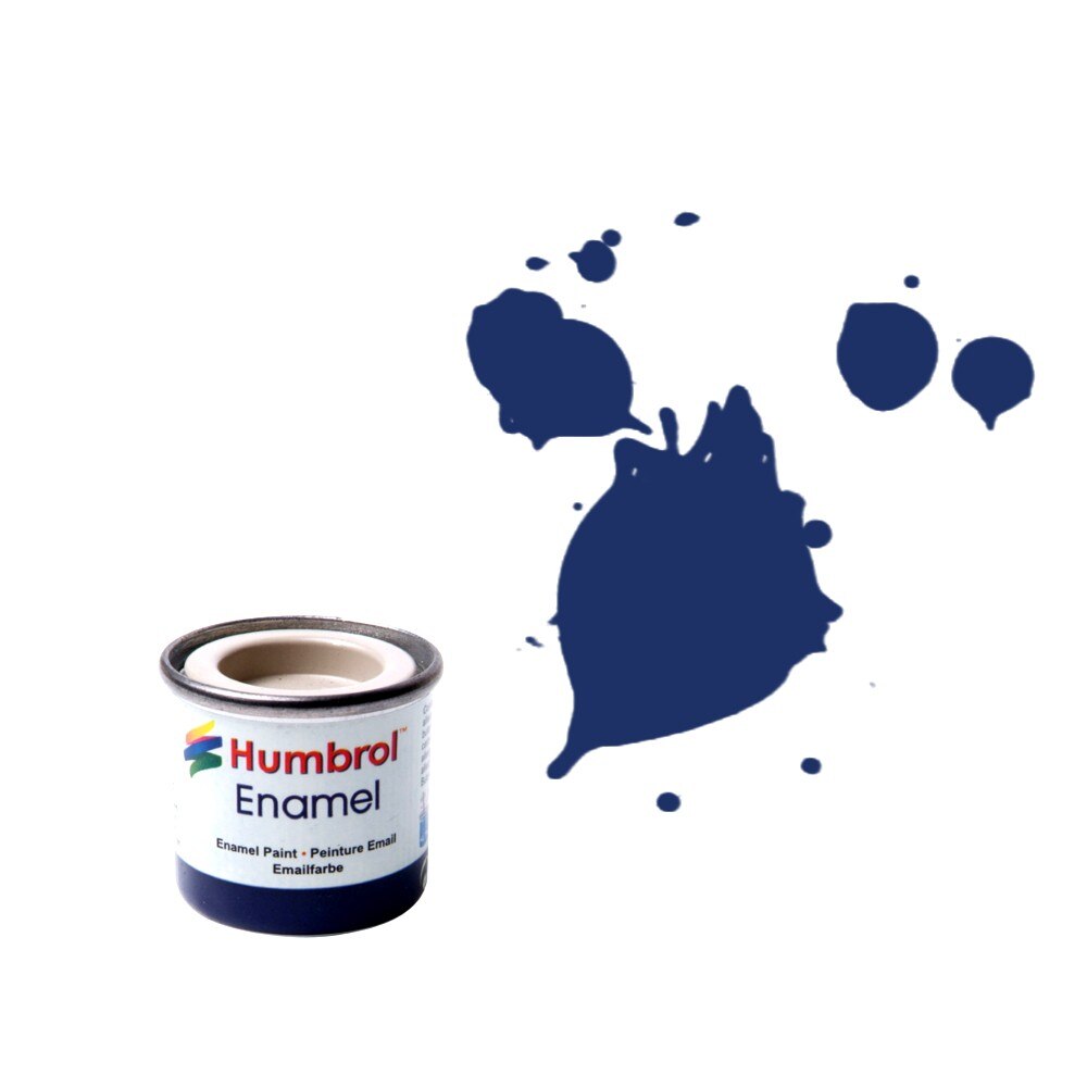 Vopsea modelism Humbrol 0165 Numar 15 Midnight Blue Gloss 14 ml